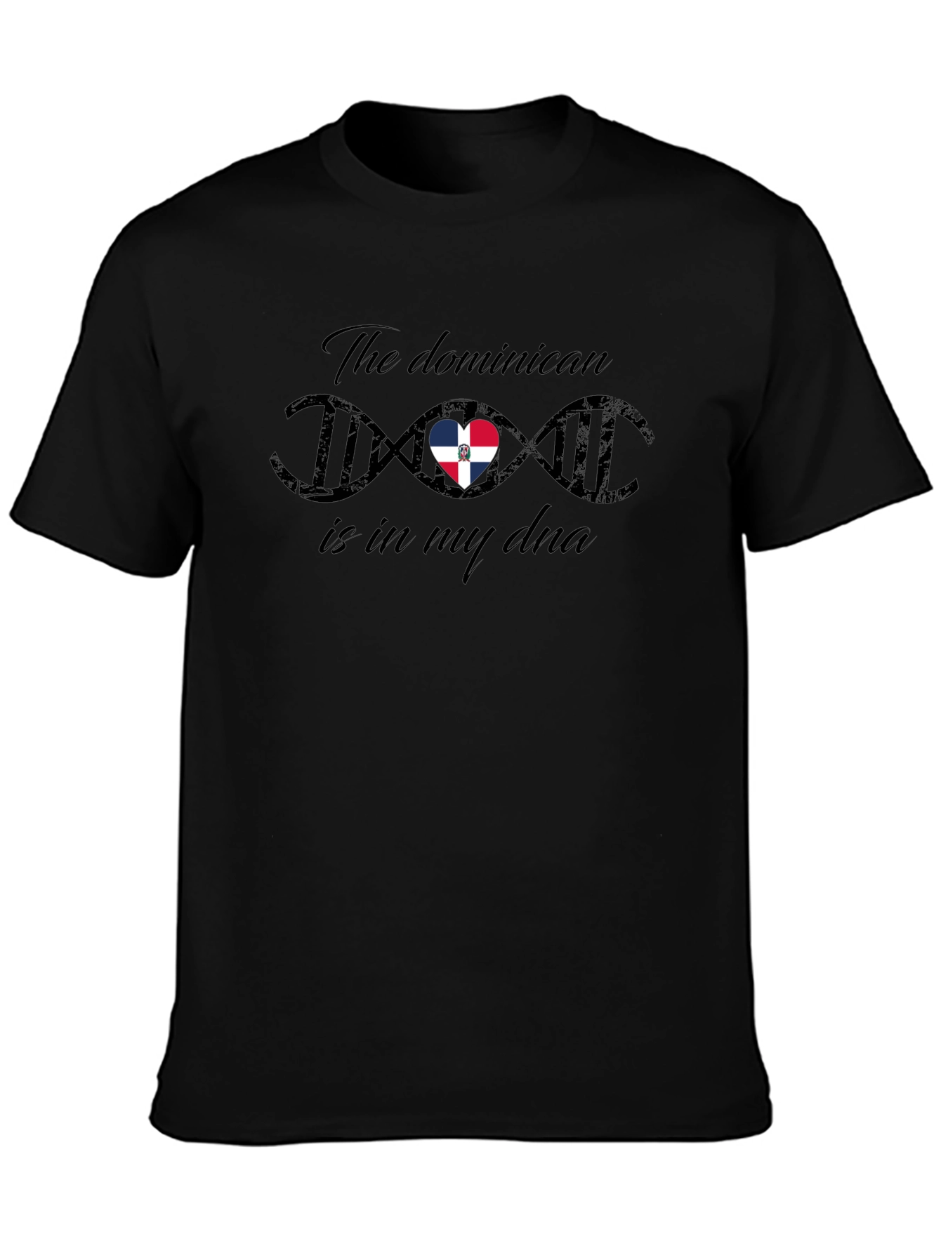 Dominican Republic Flag DNA T-Shirt