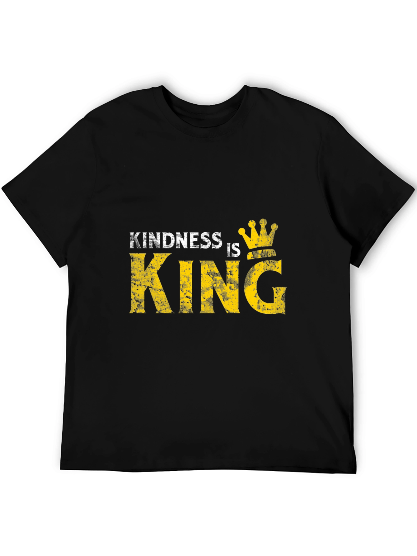 Kindness is King Graphic Black T-Shirt