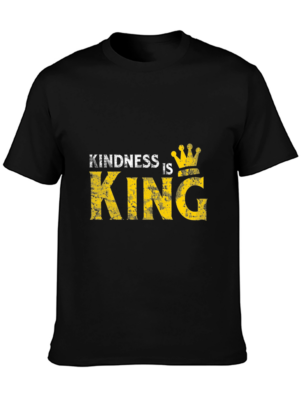Kindness is King Graphic Black T-Shirt