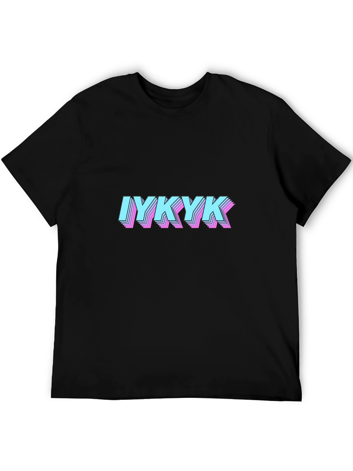 IYKYK Graphic T-Shirt - Black Tee