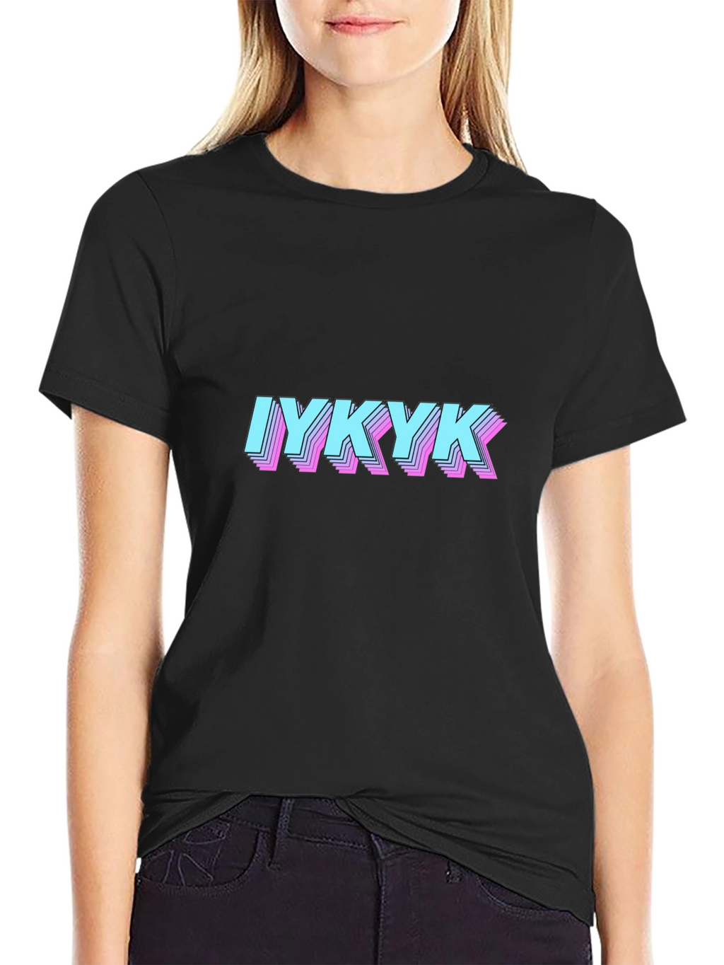 IYKYK Graphic T-Shirt - Black Tee