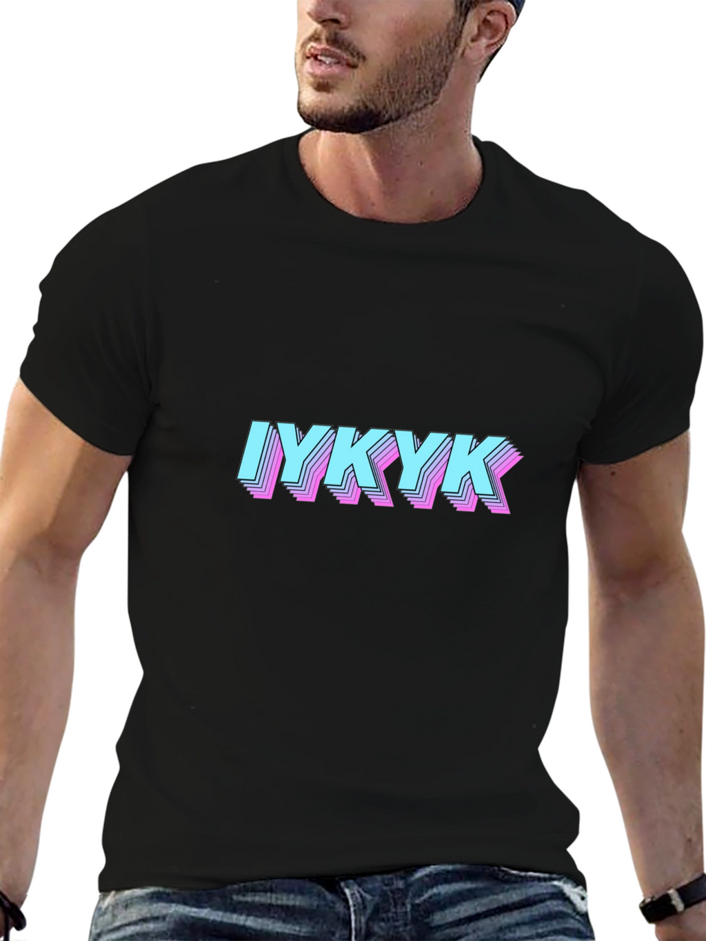 IYKYK Graphic T-Shirt - Black Tee