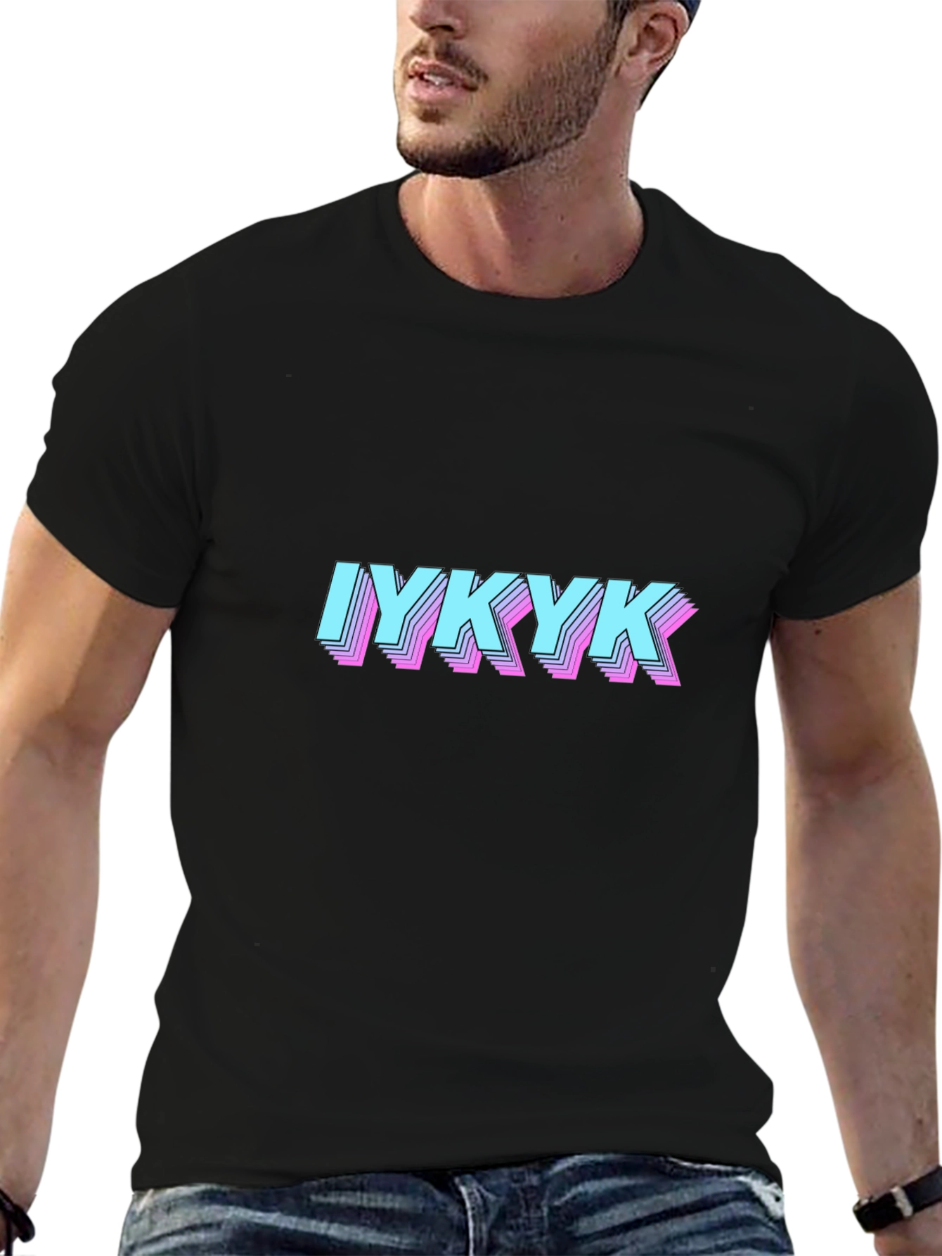 IYKYK Graphic T-Shirt - Black Tee