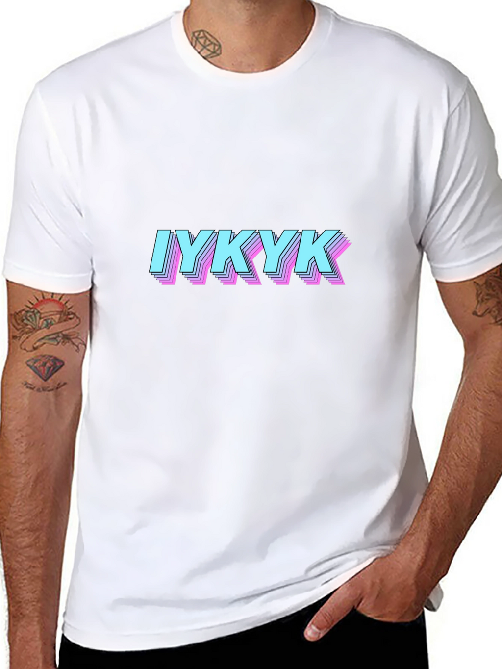 IYKYK Graphic T-Shirt - Black Tee