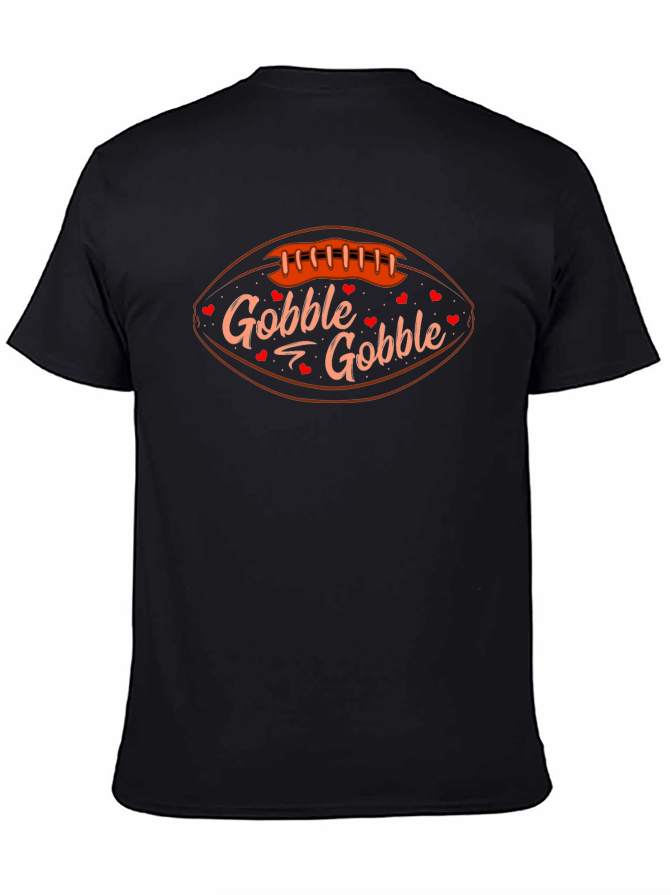 Gobble Gobble Thanksgiving Football T-Shirt