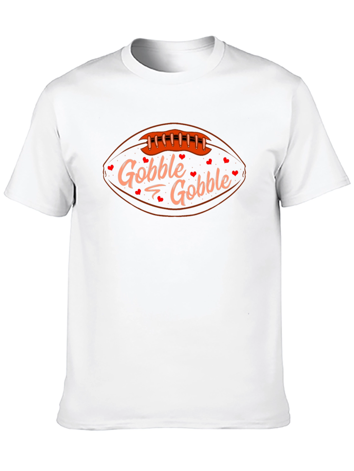 Gobble Gobble Thanksgiving Football T-Shirt
