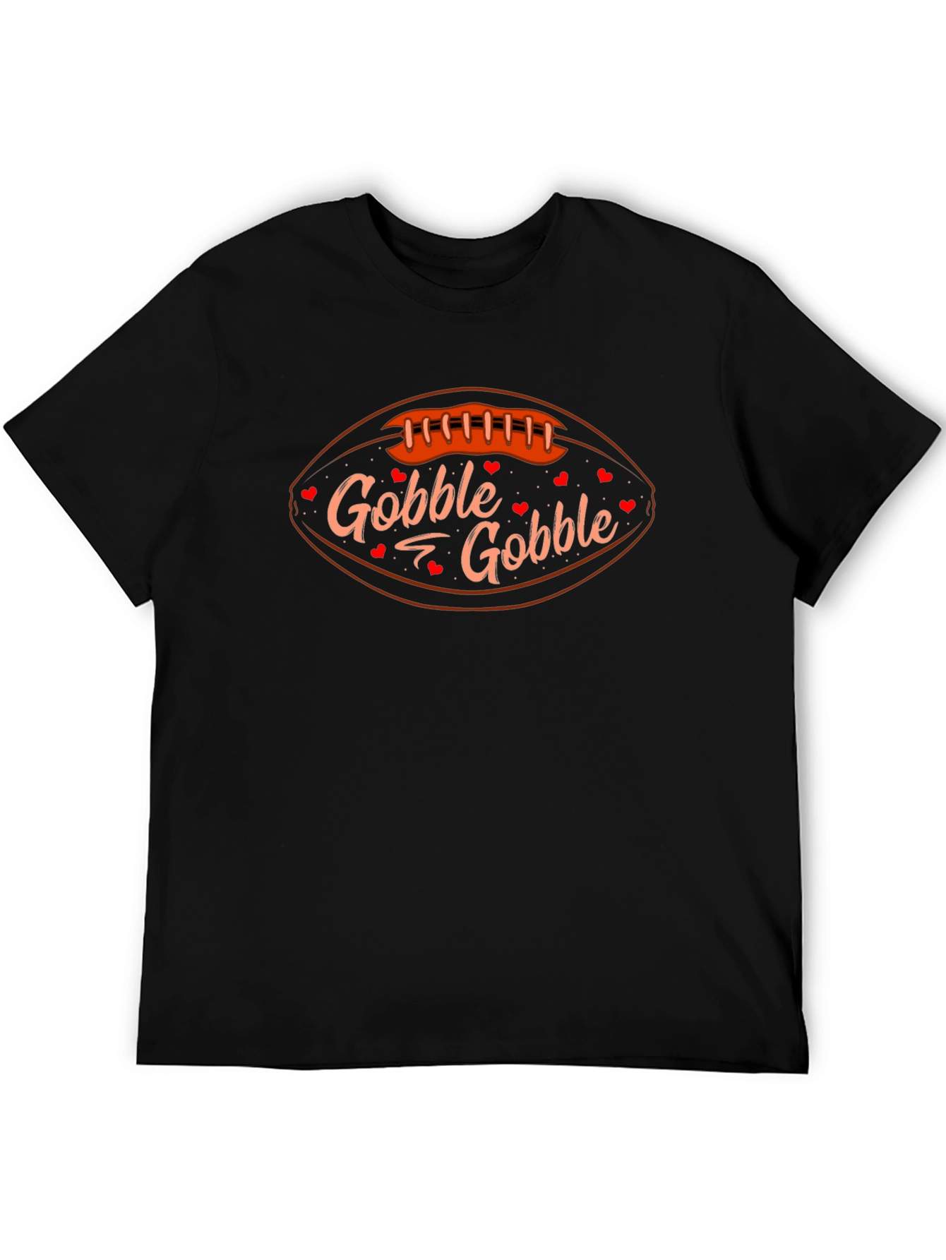 Gobble Gobble Thanksgiving Football T-Shirt