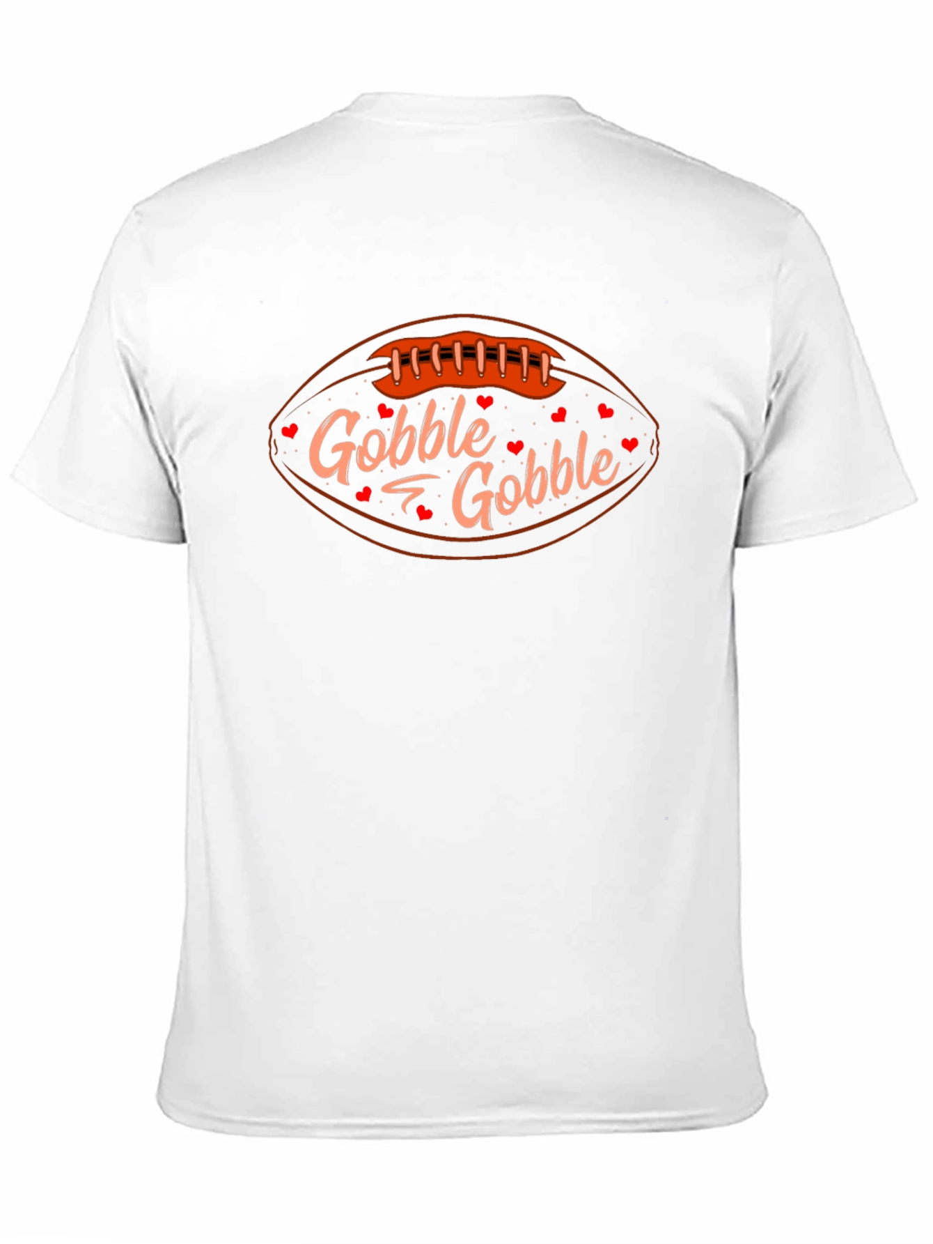 Gobble Gobble Thanksgiving Football T-Shirt