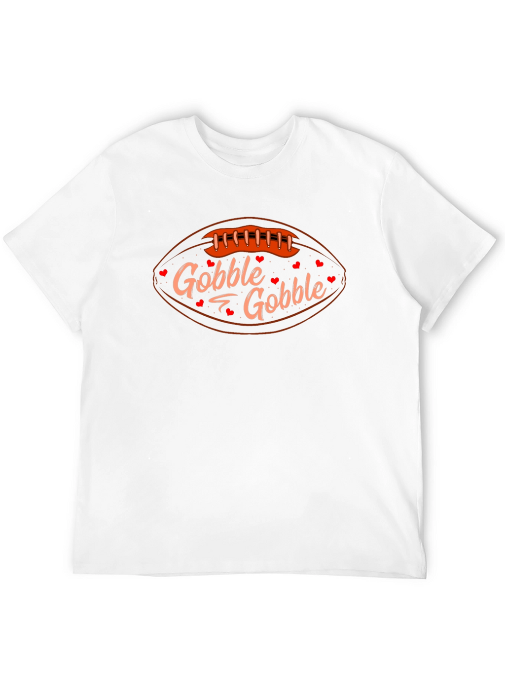 Gobble Gobble Thanksgiving Football T-Shirt