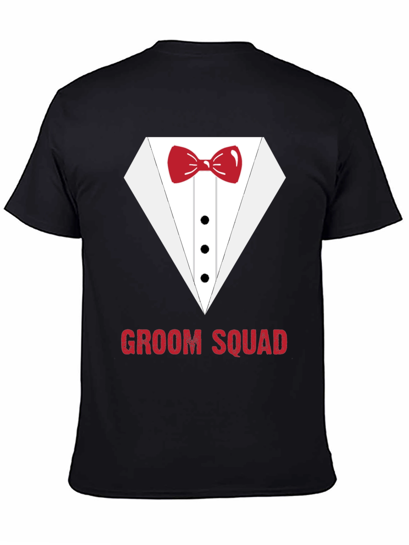 Groom Squad Tuxedo T-Shirt - Wedding Party Tee