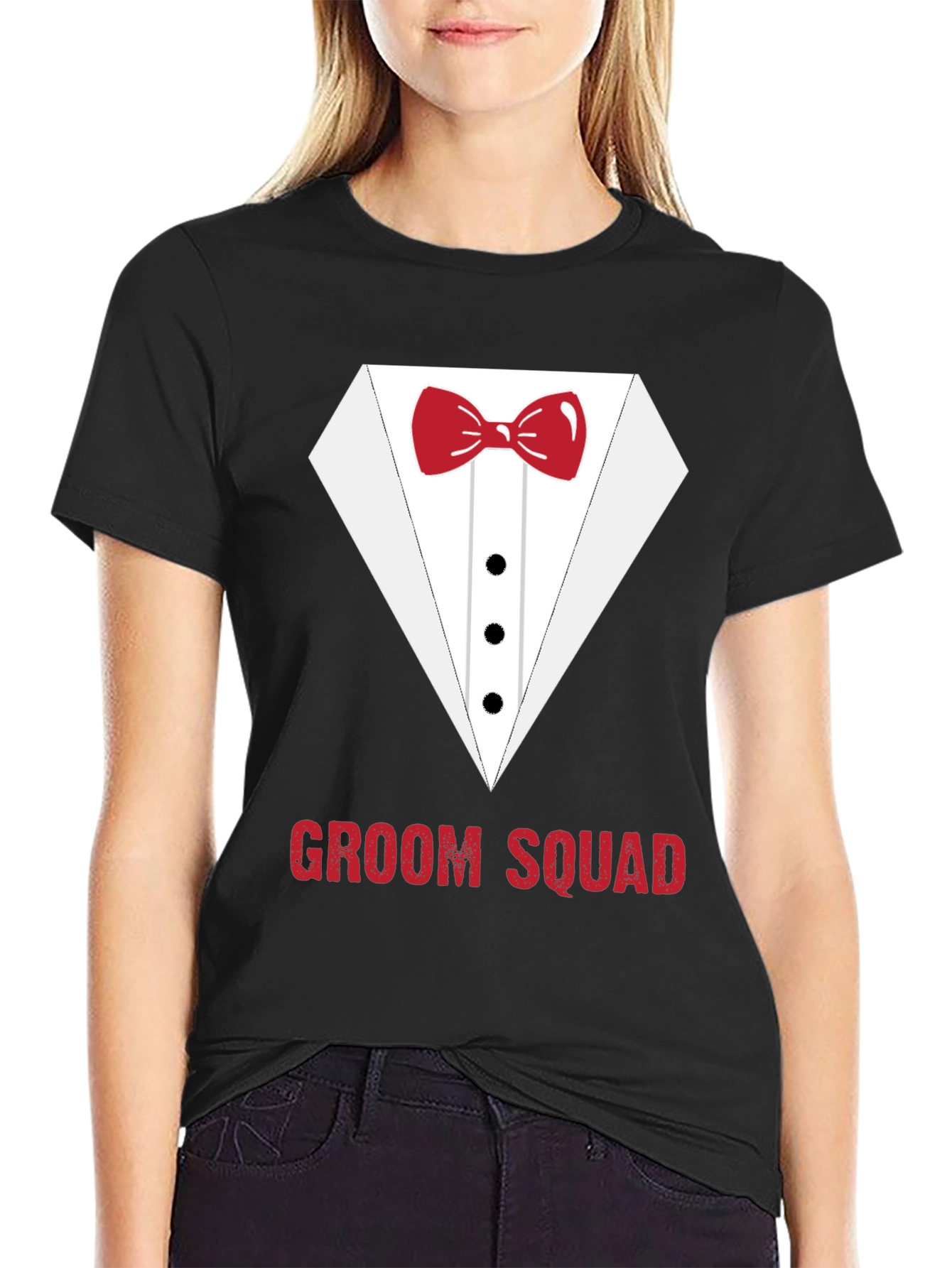 Groom Squad Tuxedo T-Shirt - Wedding Party Tee