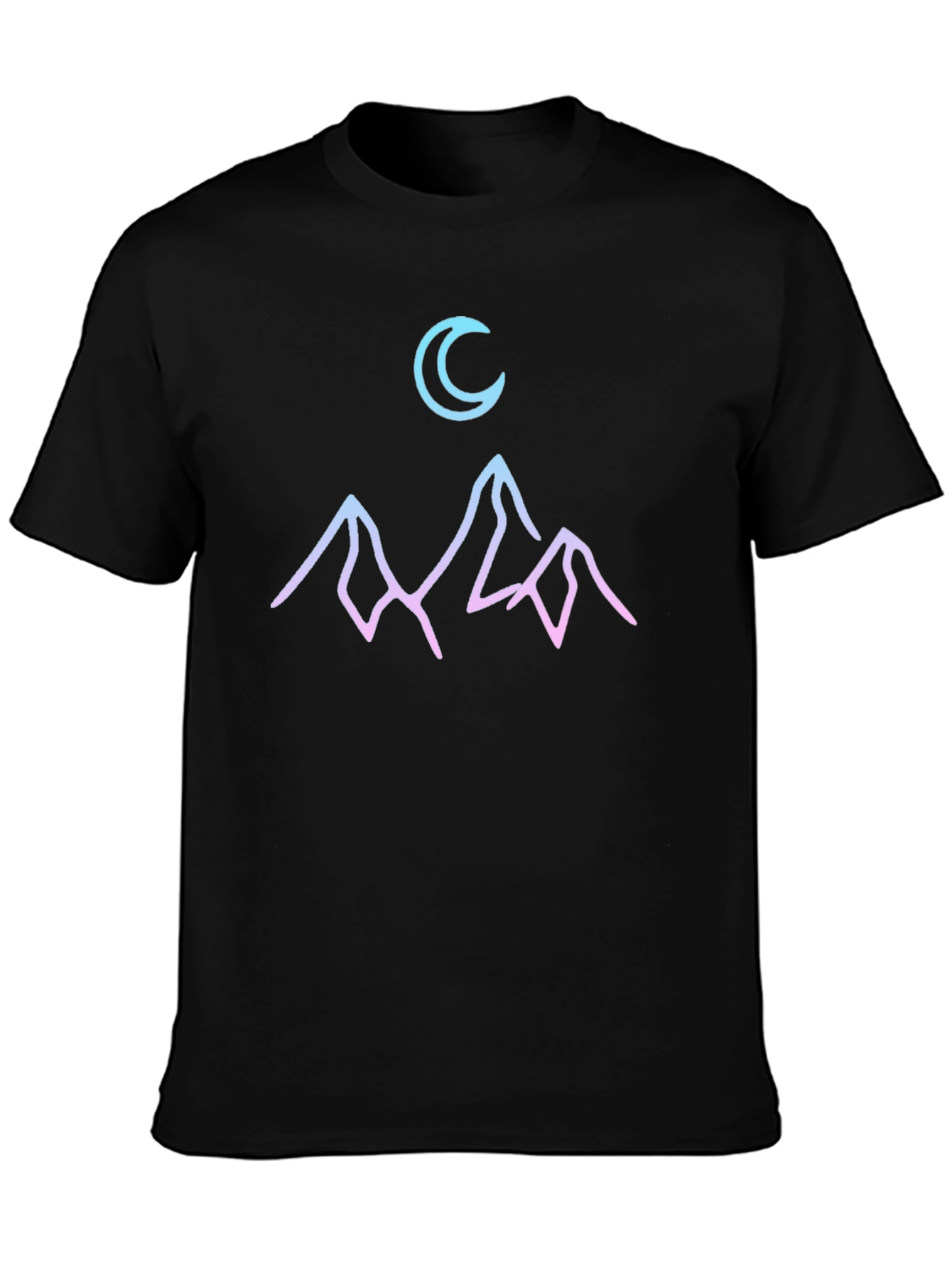 Moonlit Mountain T-Shirt - Graphic Tee