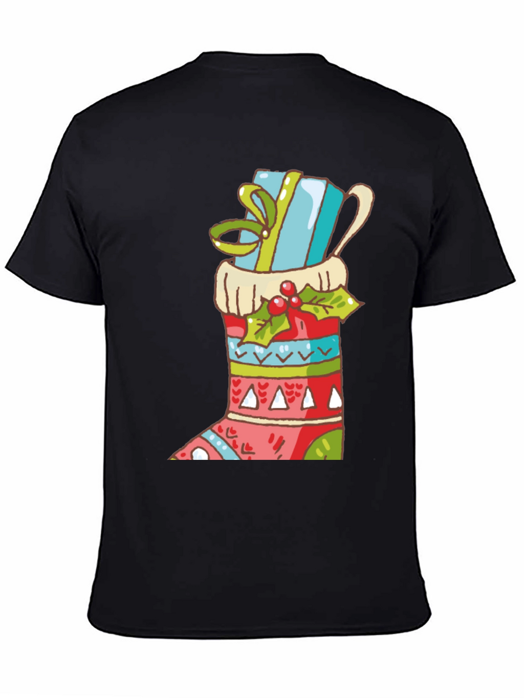 Festive Christmas Stocking T-Shirt