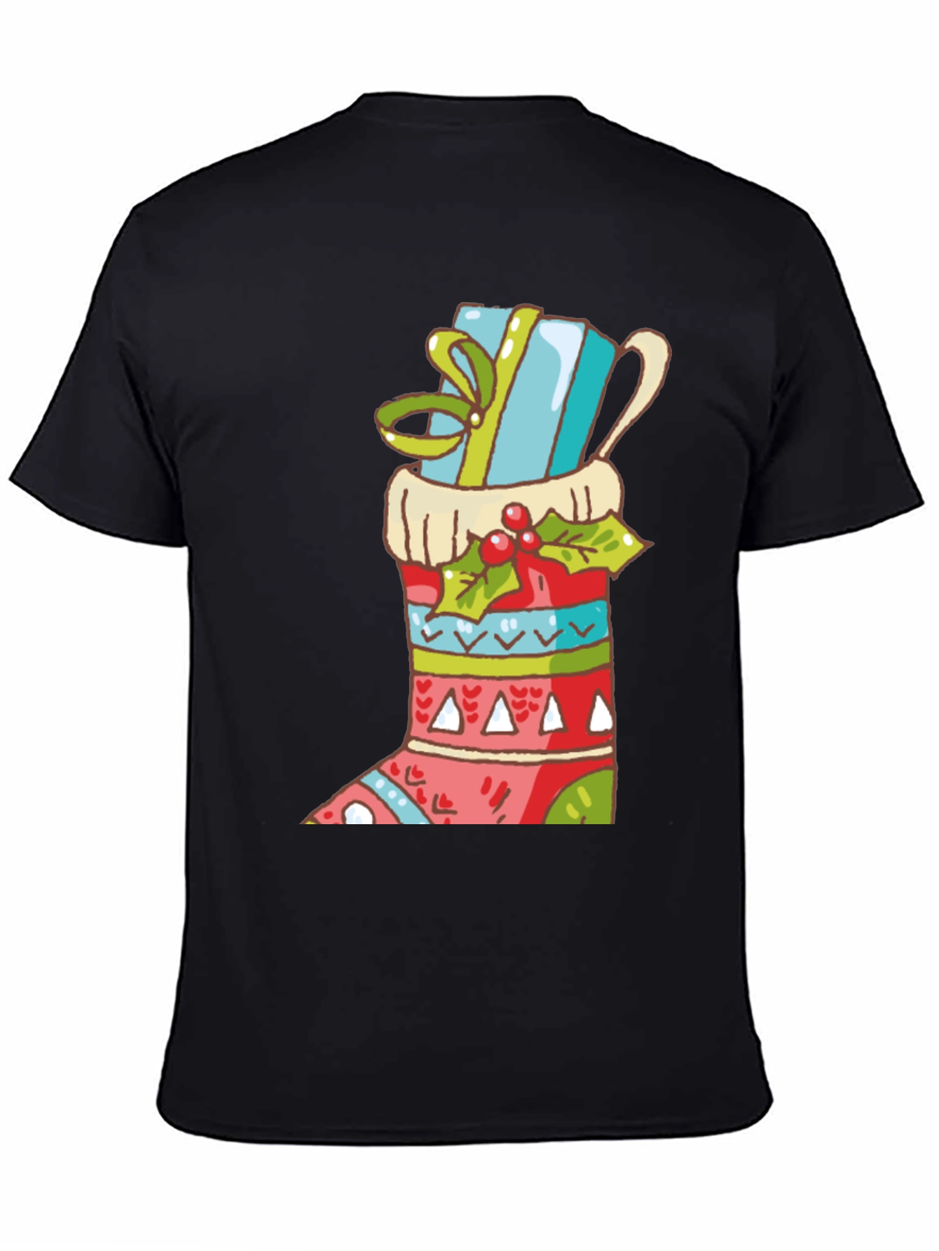 Festive Christmas Stocking T-Shirt