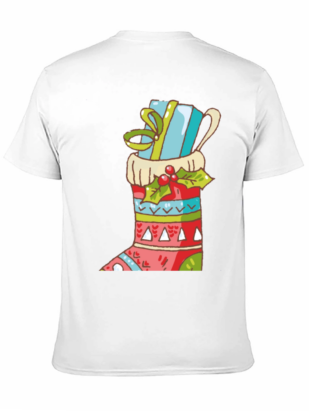 Festive Christmas Stocking T-Shirt