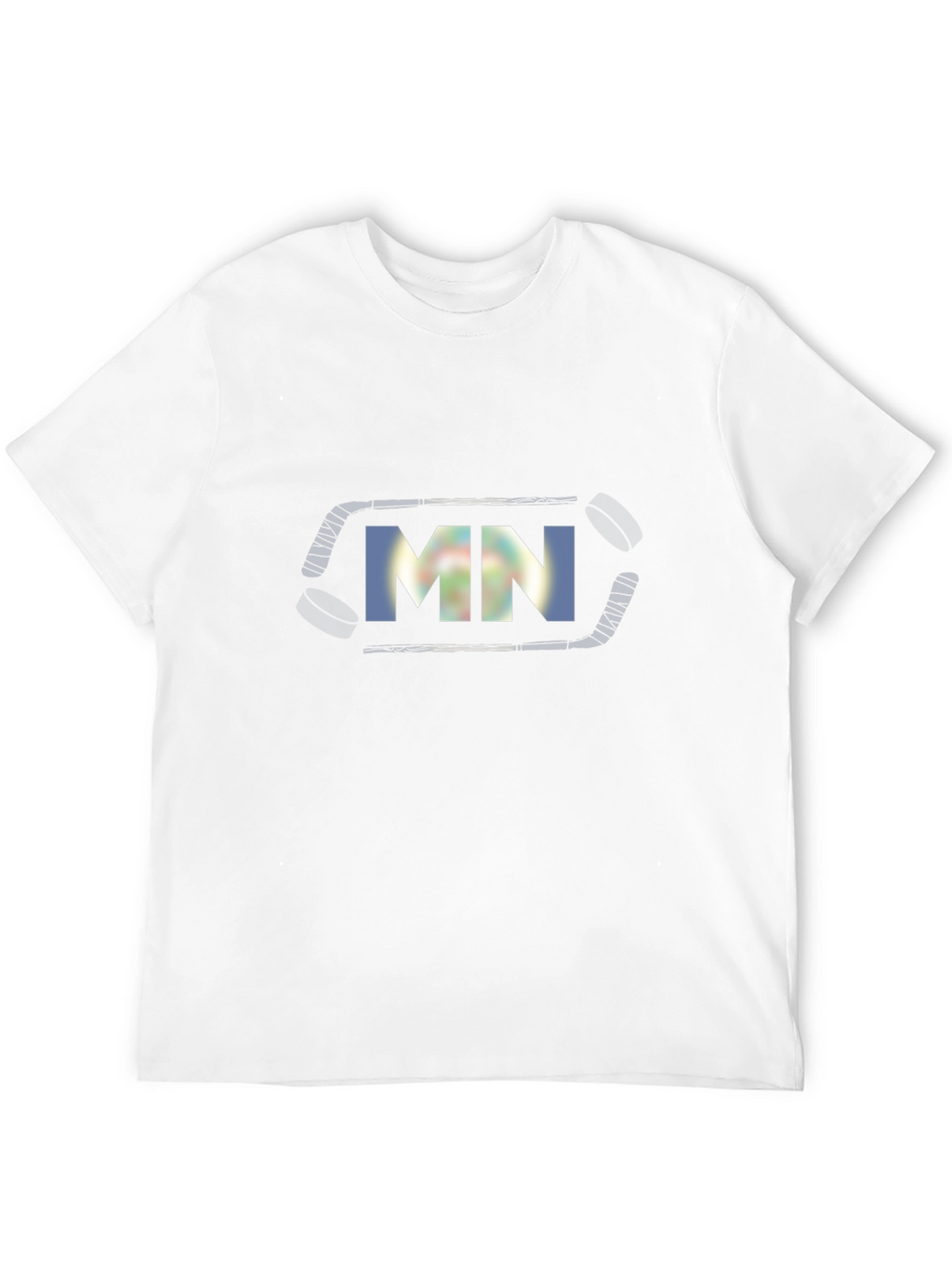 MN Hockey Stick Graphic Black T-Shirt