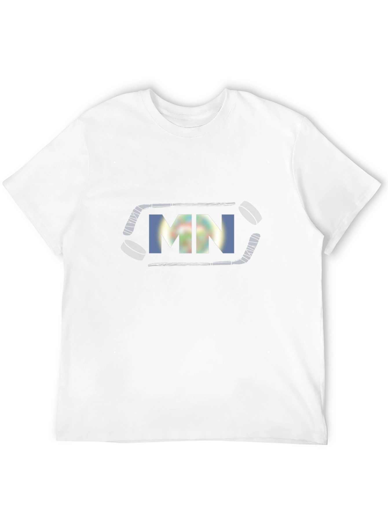 MN Hockey Stick Graphic Black T-Shirt