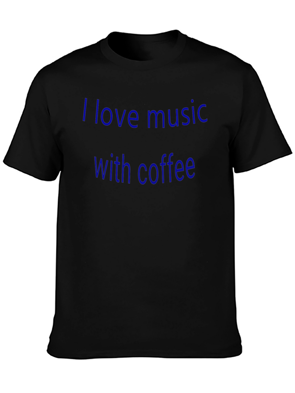 I Love Music With Coffee Graphic Tee