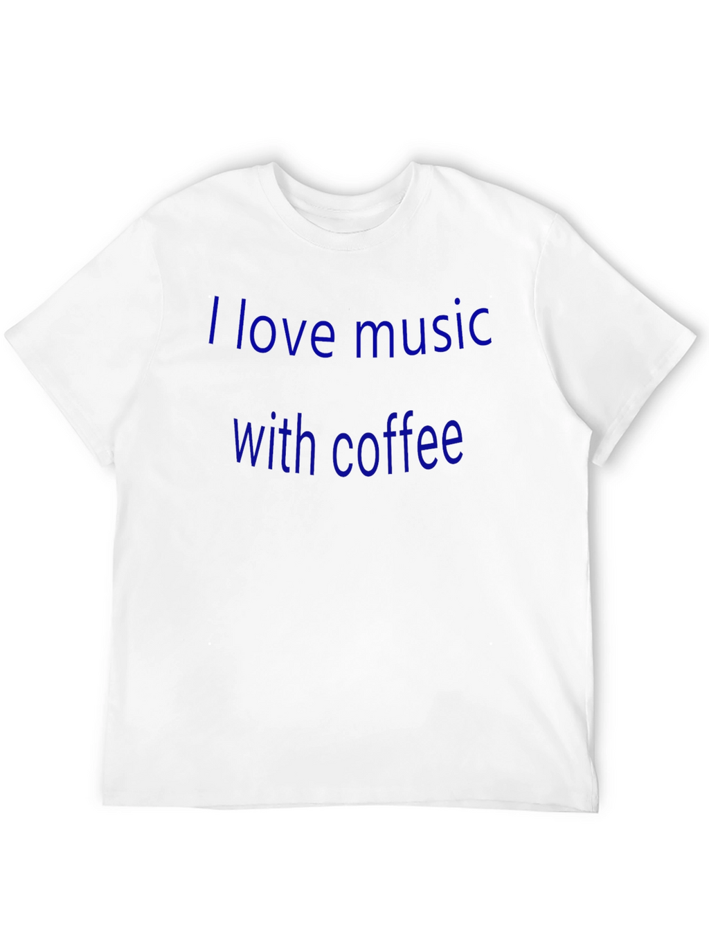 I Love Music With Coffee Graphic Tee