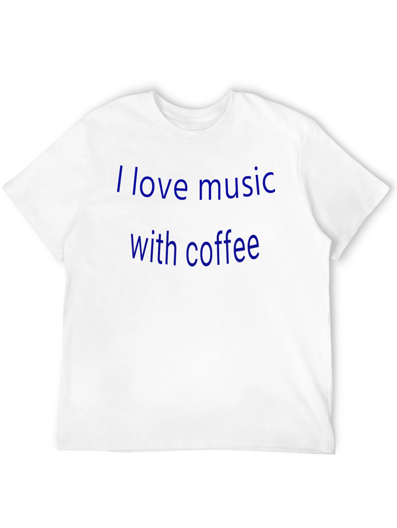 I Love Music With Coffee Graphic Tee