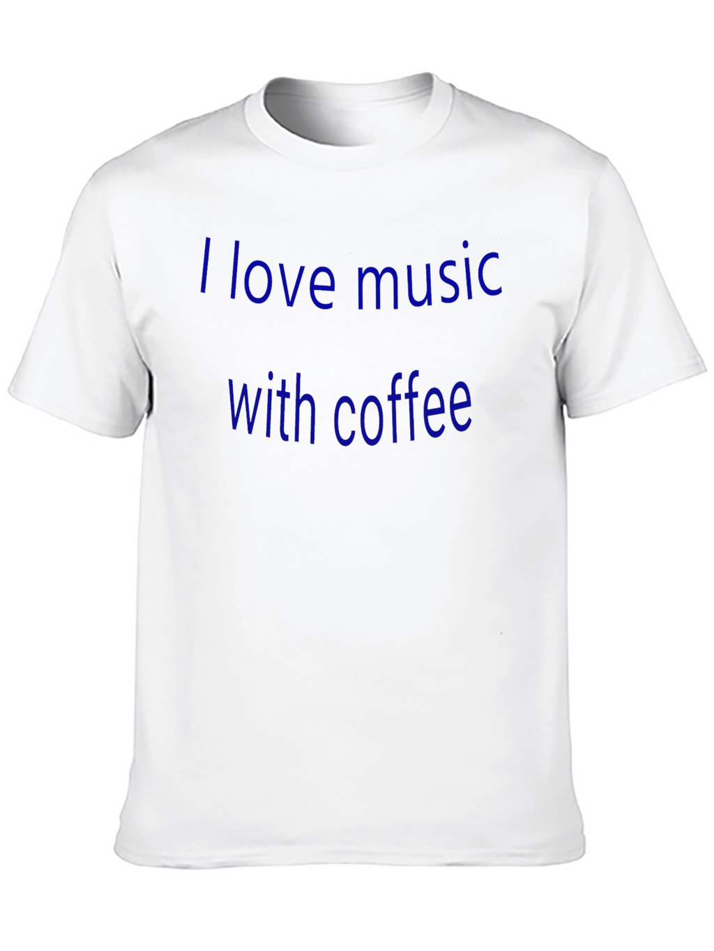 I Love Music With Coffee Graphic Tee