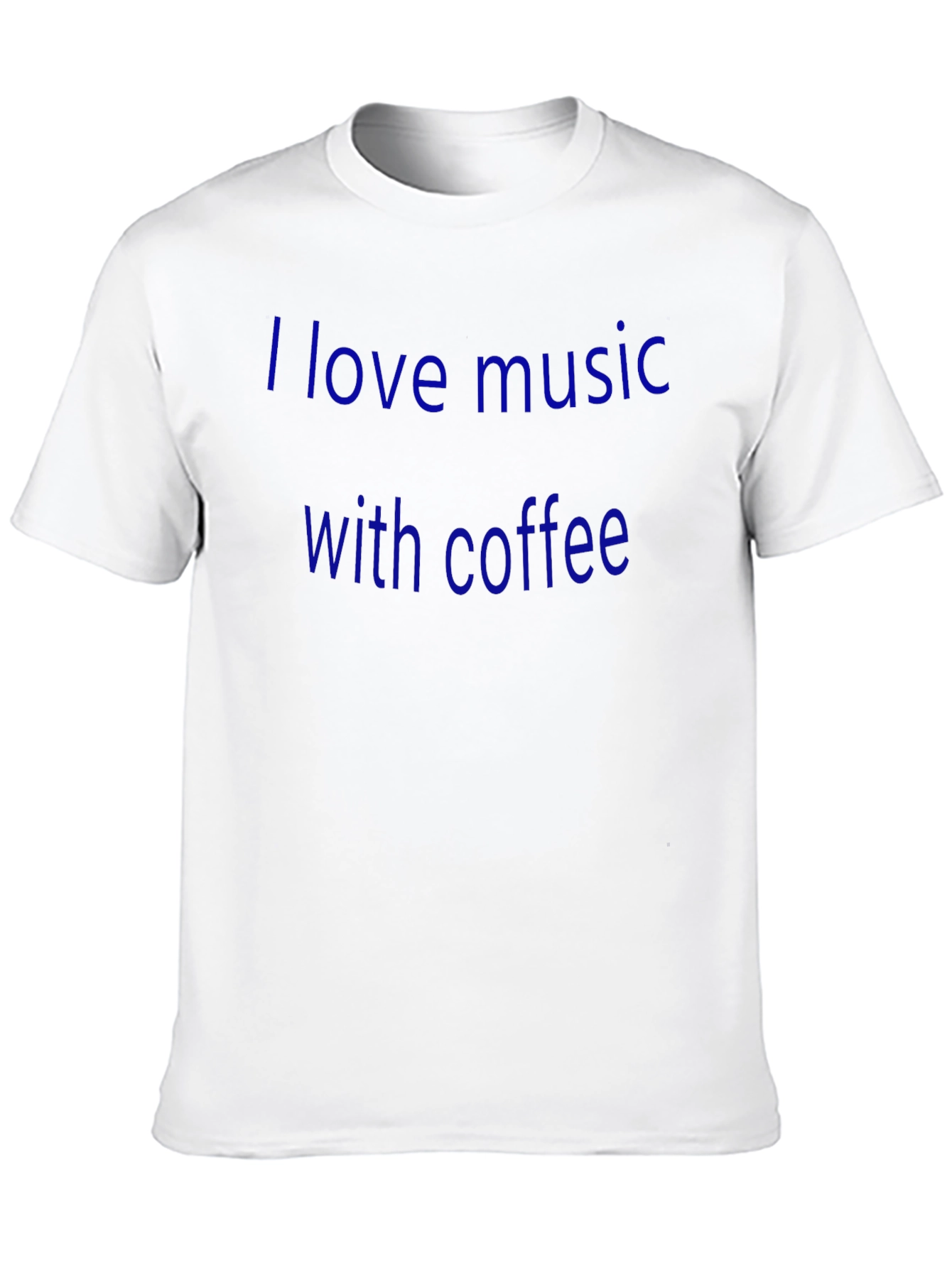 I Love Music With Coffee Graphic Tee