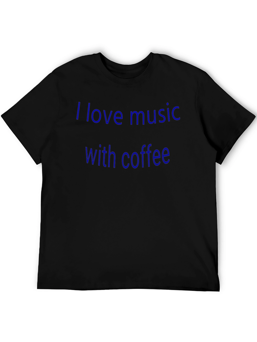 I Love Music With Coffee Graphic Tee