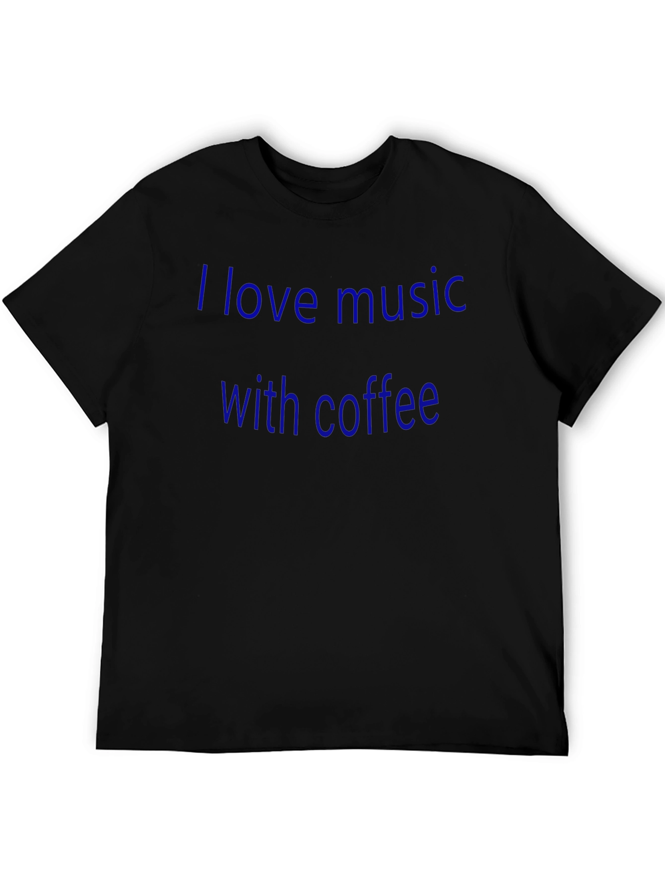 I Love Music With Coffee Graphic Tee