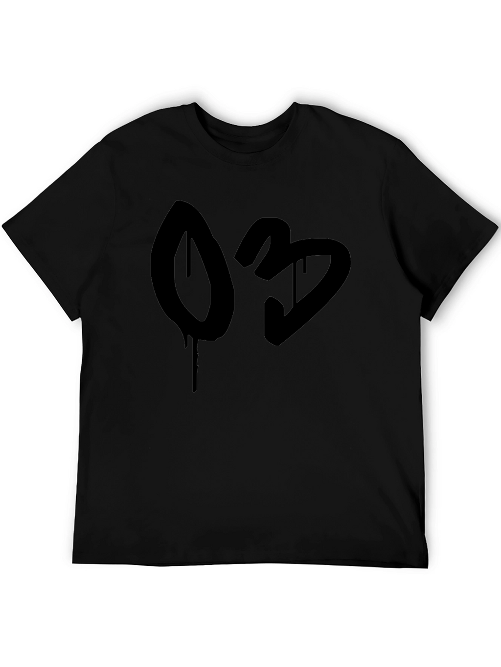 Black 03 Graphic T-Shirt