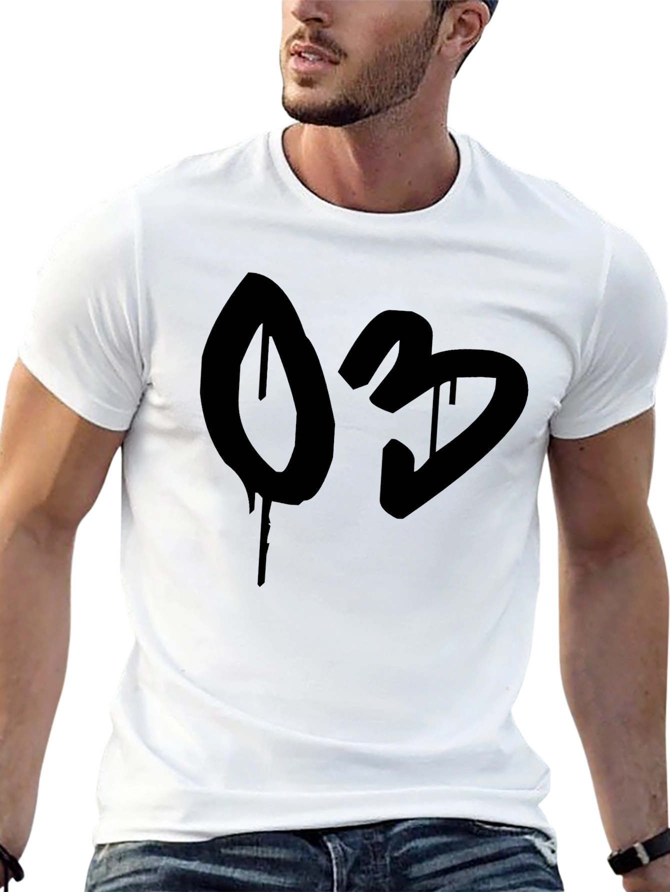 Black 03 Graphic T-Shirt