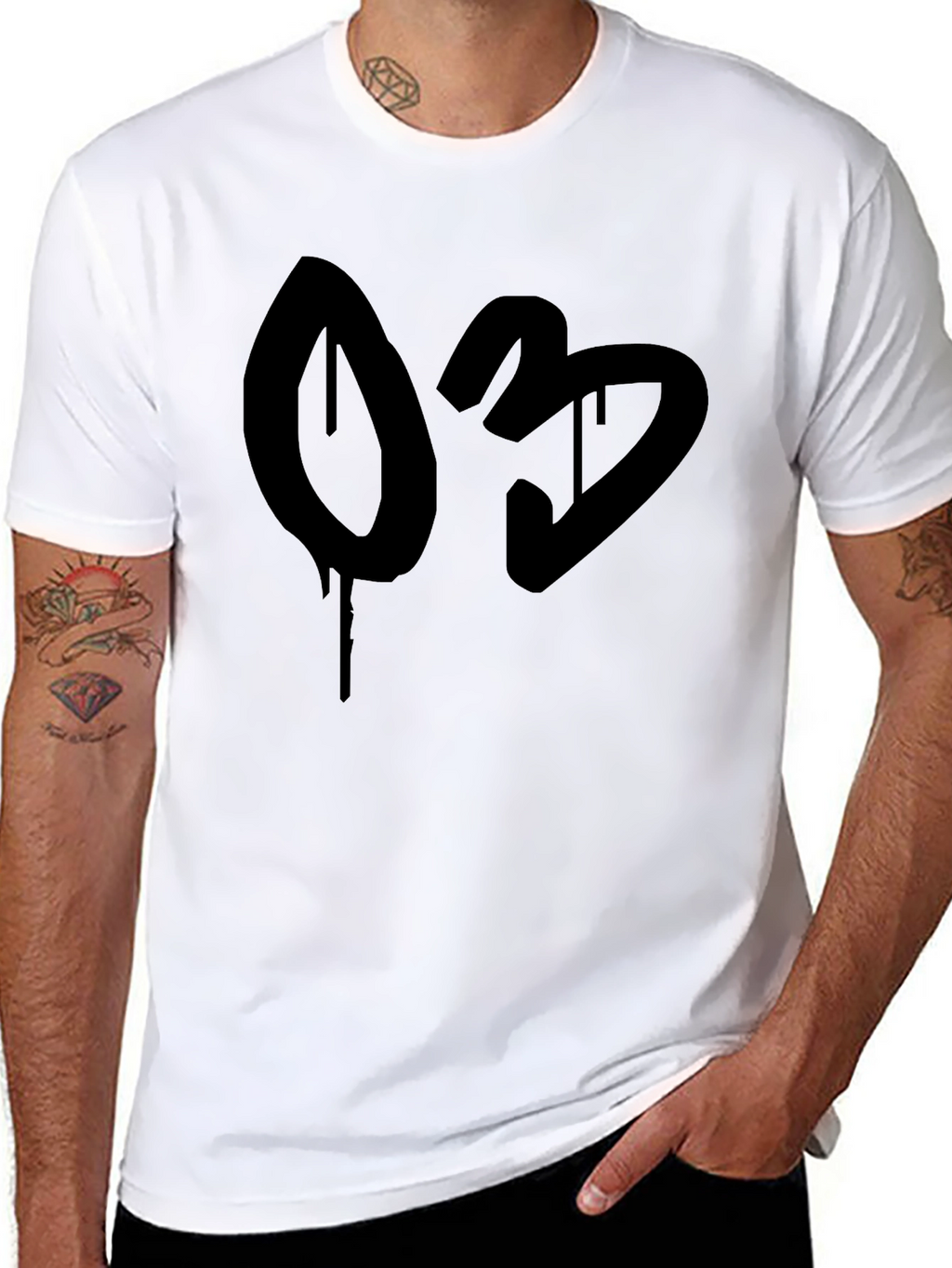 Black 03 Graphic T-Shirt