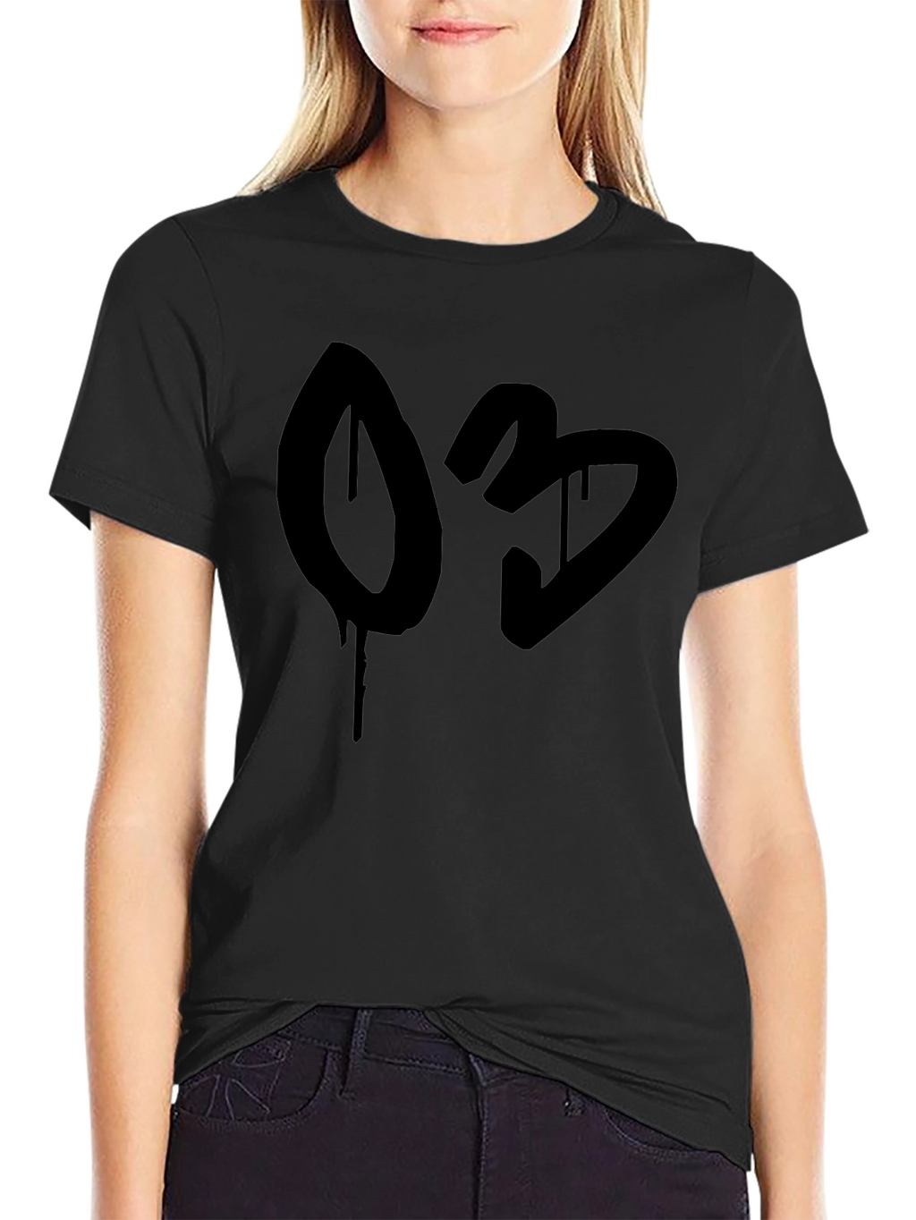 Black 03 Graphic T-Shirt