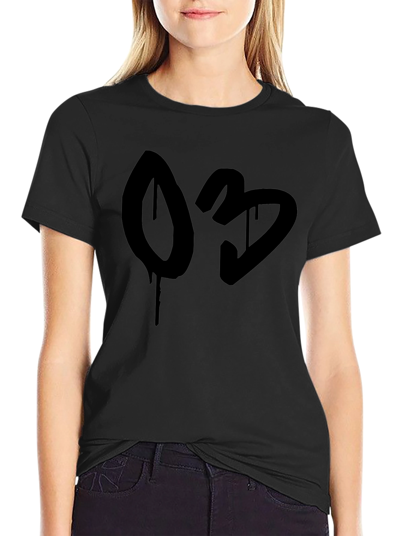 Black 03 Graphic T-Shirt