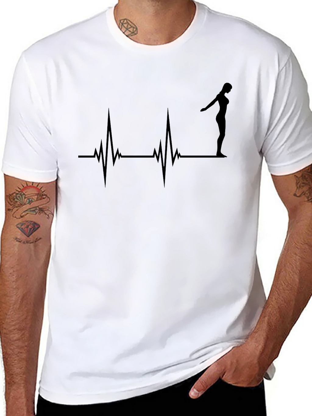 Lifeguard Heartbeat T-Shirt - Stylish Graphic Tee