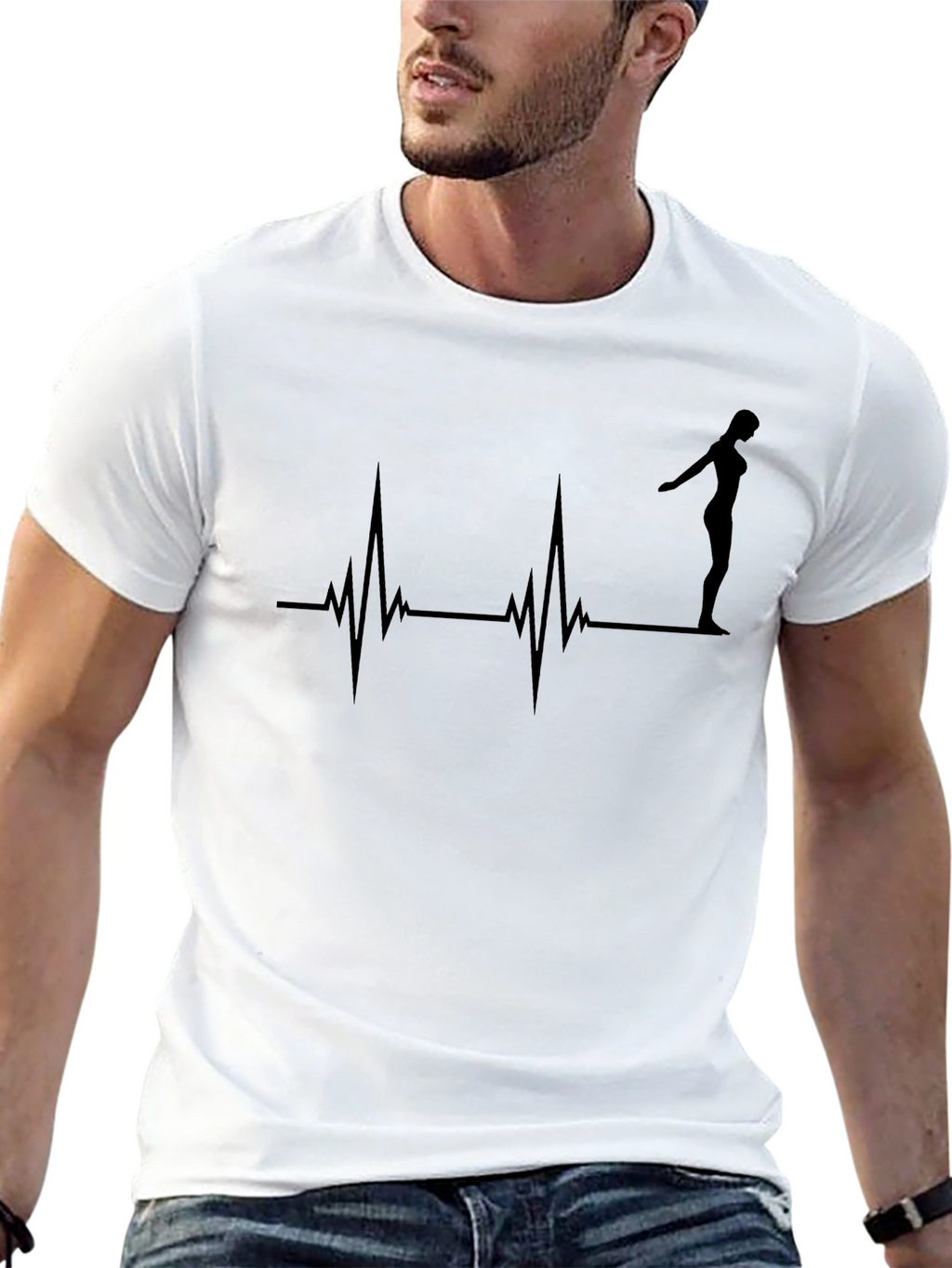 Lifeguard Heartbeat T-Shirt - Stylish Graphic Tee