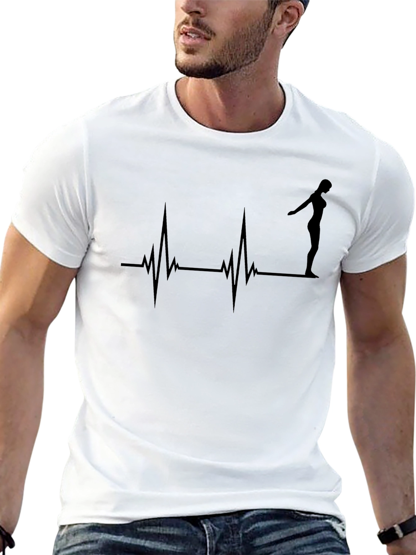 Lifeguard Heartbeat T-Shirt - Stylish Graphic Tee