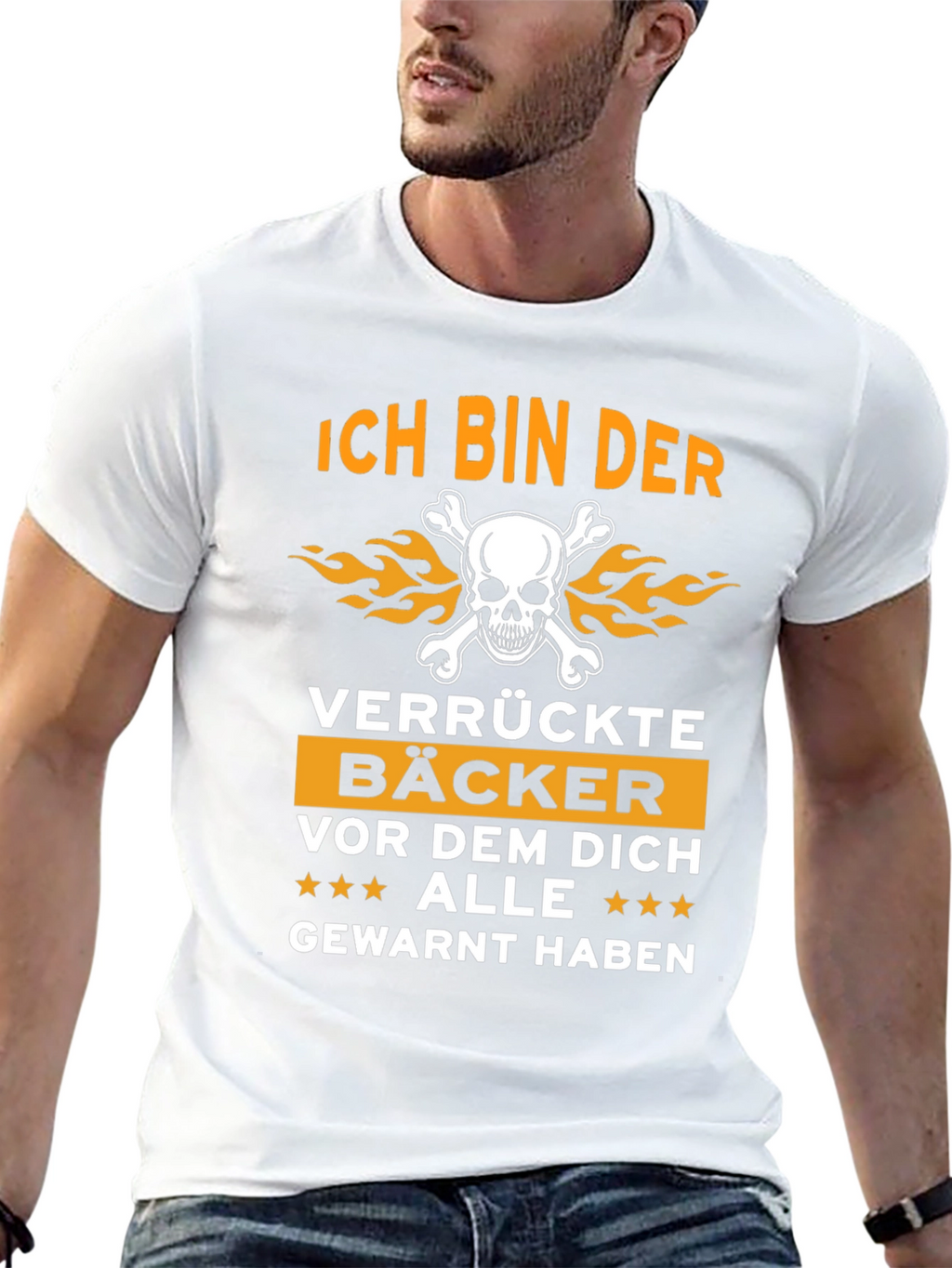 Ich Bin Der Verrückte Bäcker T-Shirt