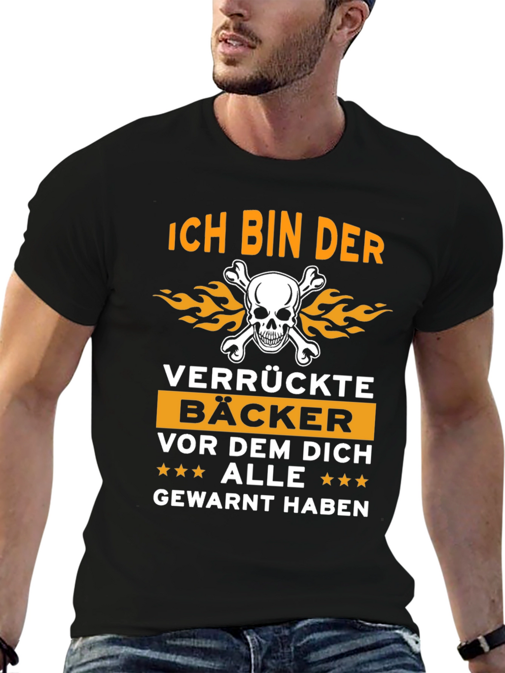 Ich Bin Der Verrückte Bäcker T-Shirt