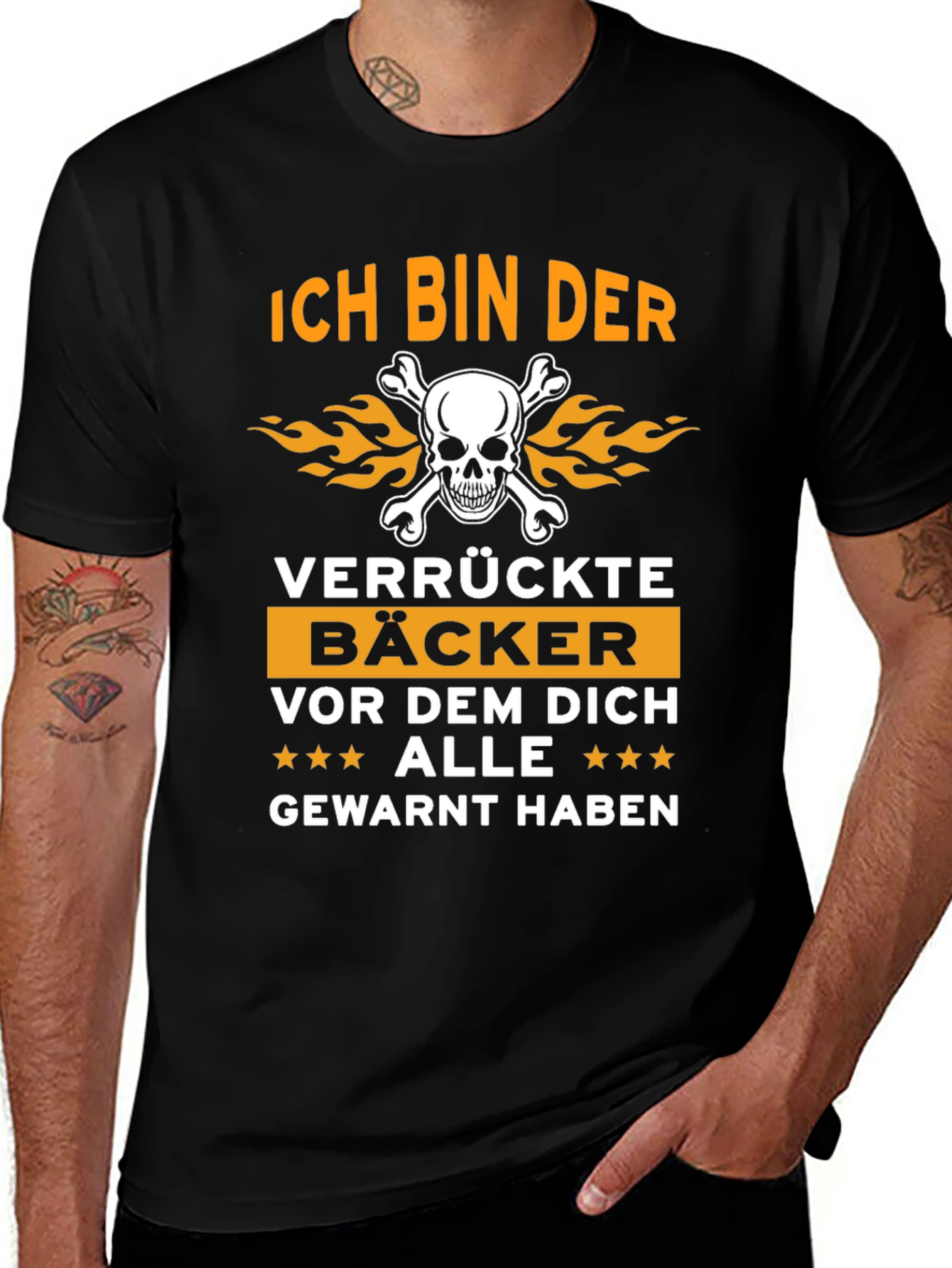 Ich Bin Der Verrückte Bäcker T-Shirt