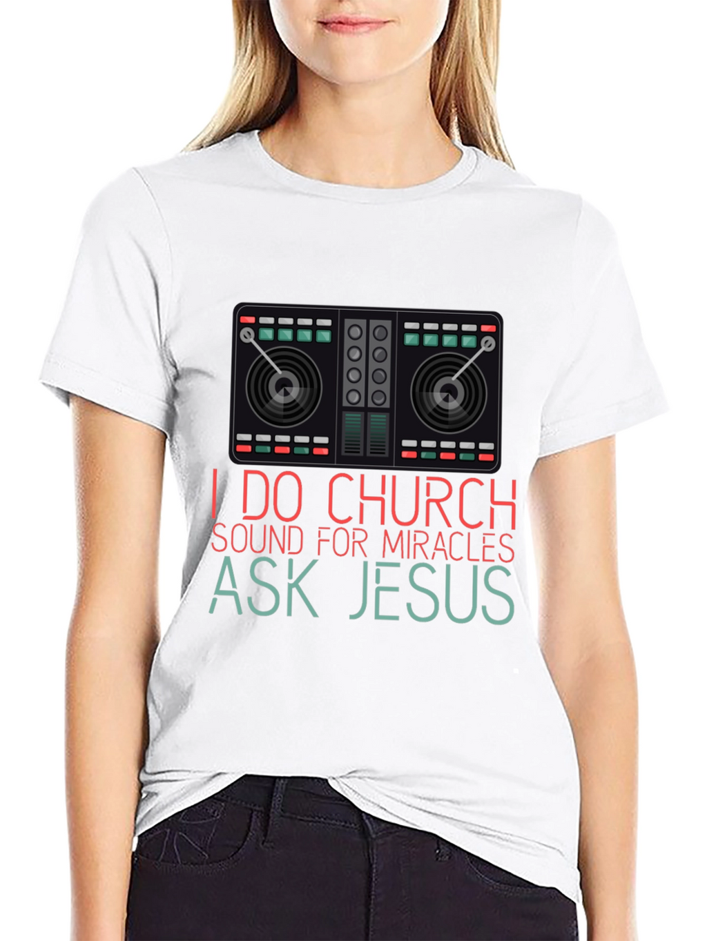 I Do Church Sound Mixer Graphic T-Shirt