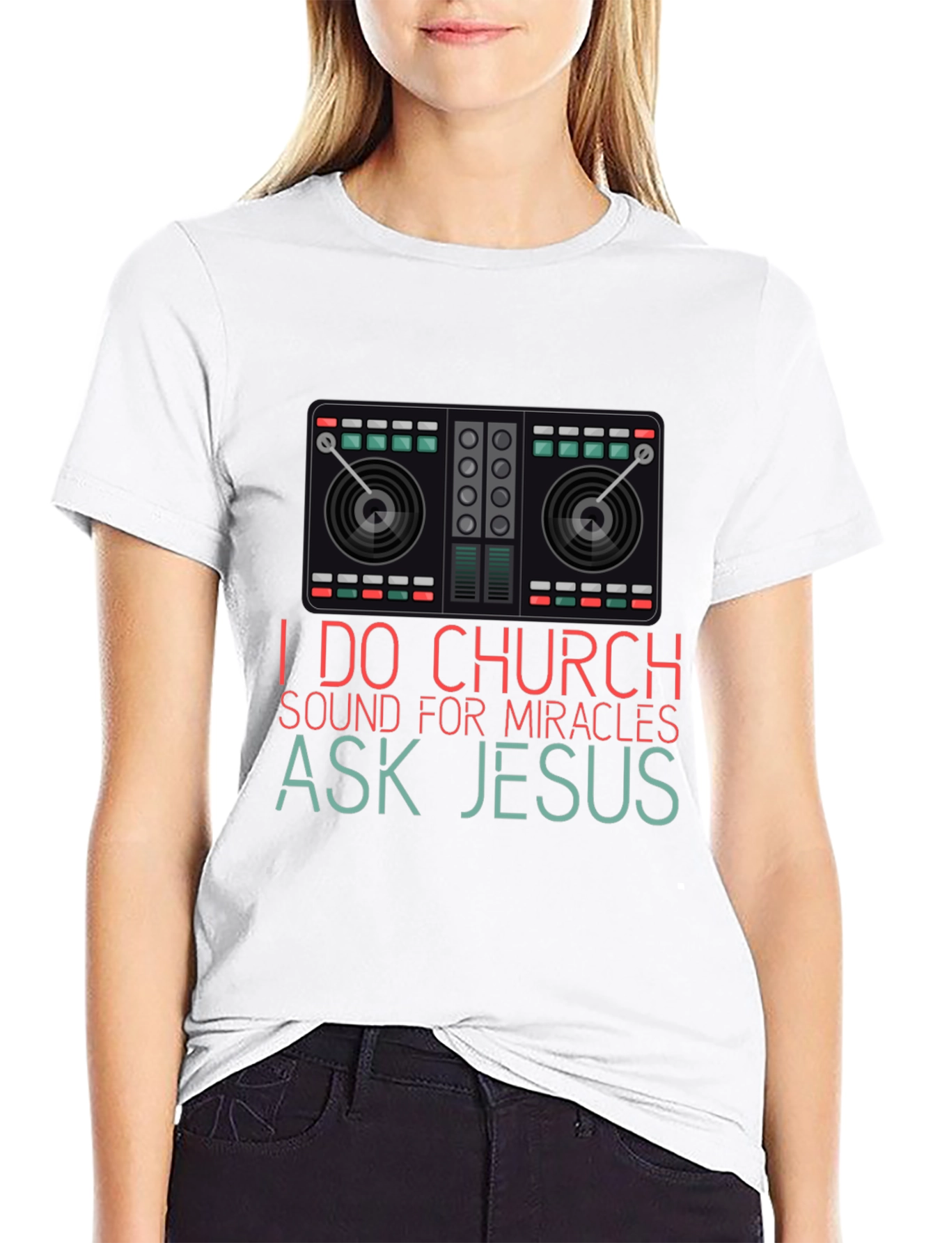 I Do Church Sound Mixer Graphic T-Shirt
