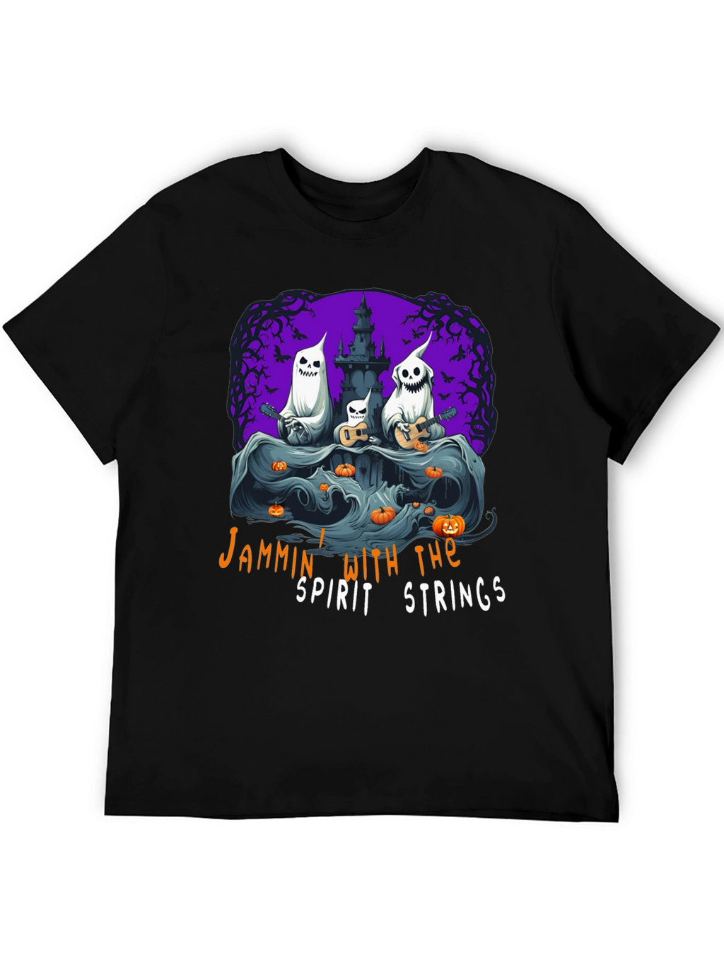 Jammin Ghost Band Halloween T-Shirt