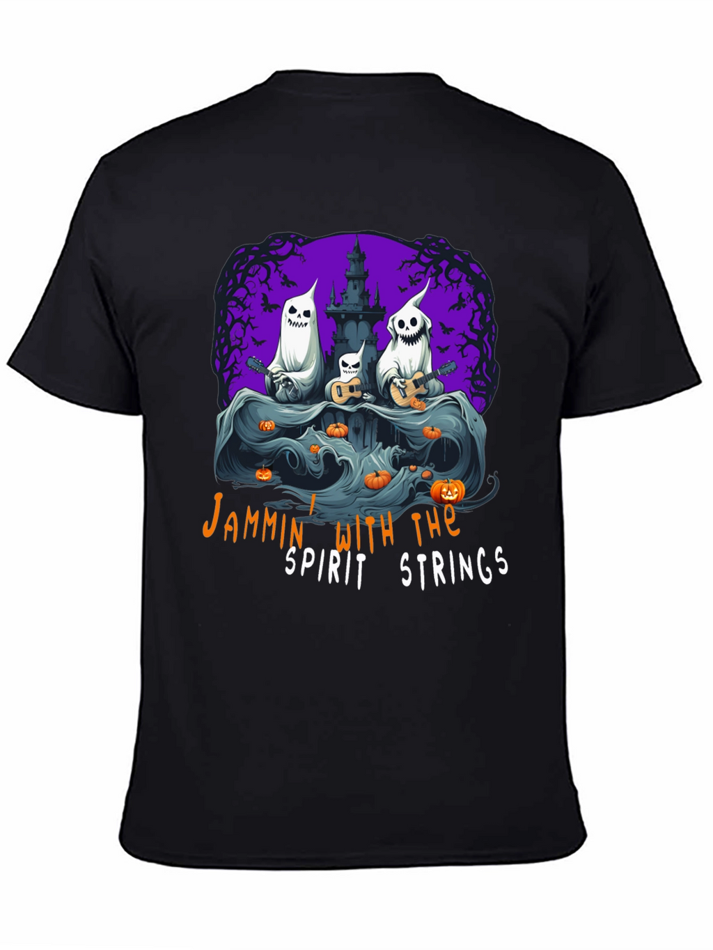 Jammin Ghost Band Halloween T-Shirt