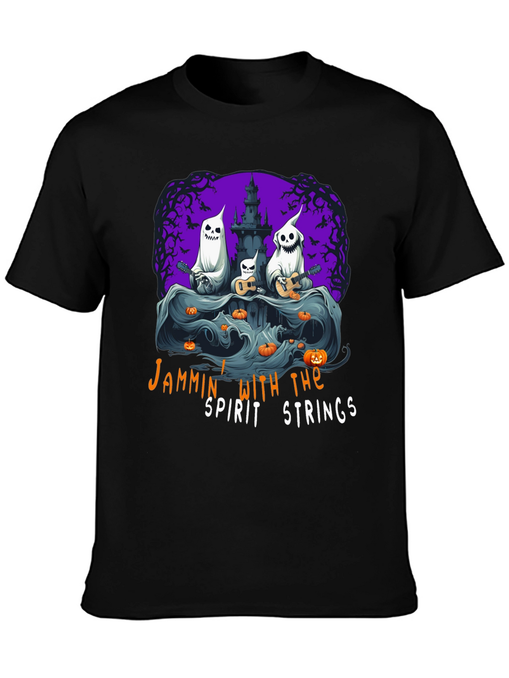 Jammin Ghost Band Halloween T-Shirt