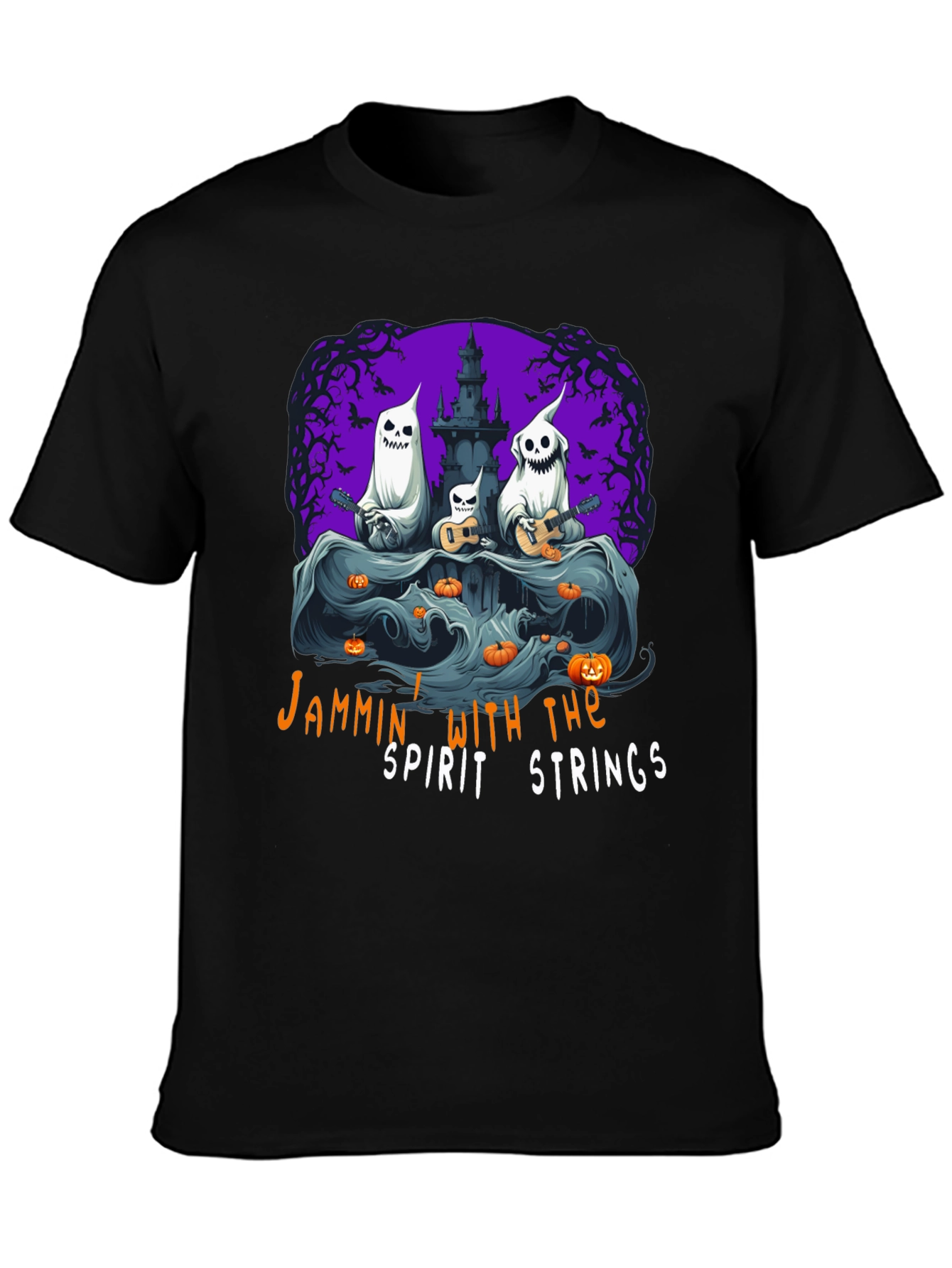 Jammin Ghost Band Halloween T-Shirt