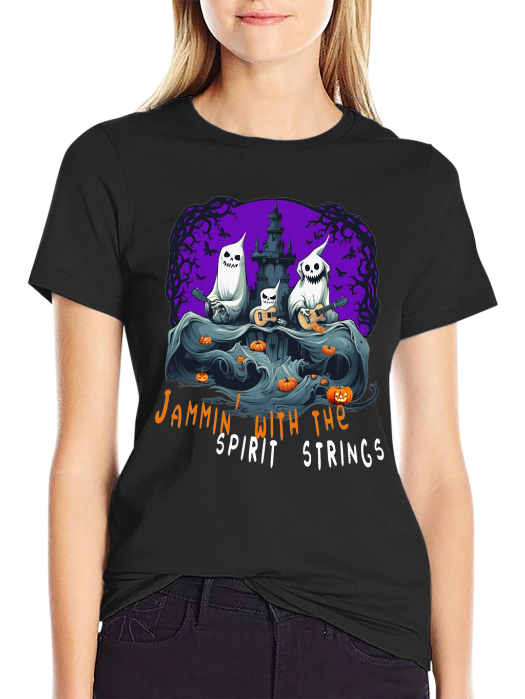 Jammin Ghost Band Halloween T-Shirt