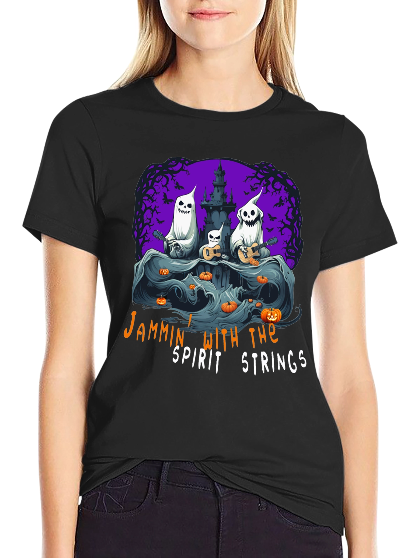 Jammin Ghost Band Halloween T-Shirt