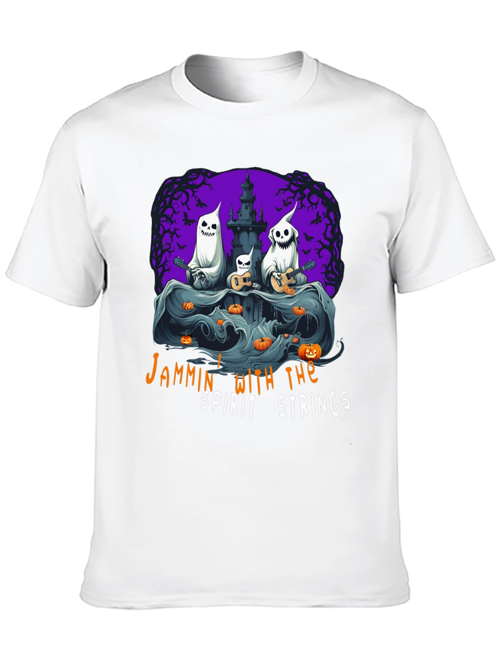 Jammin Ghost Band Halloween T-Shirt