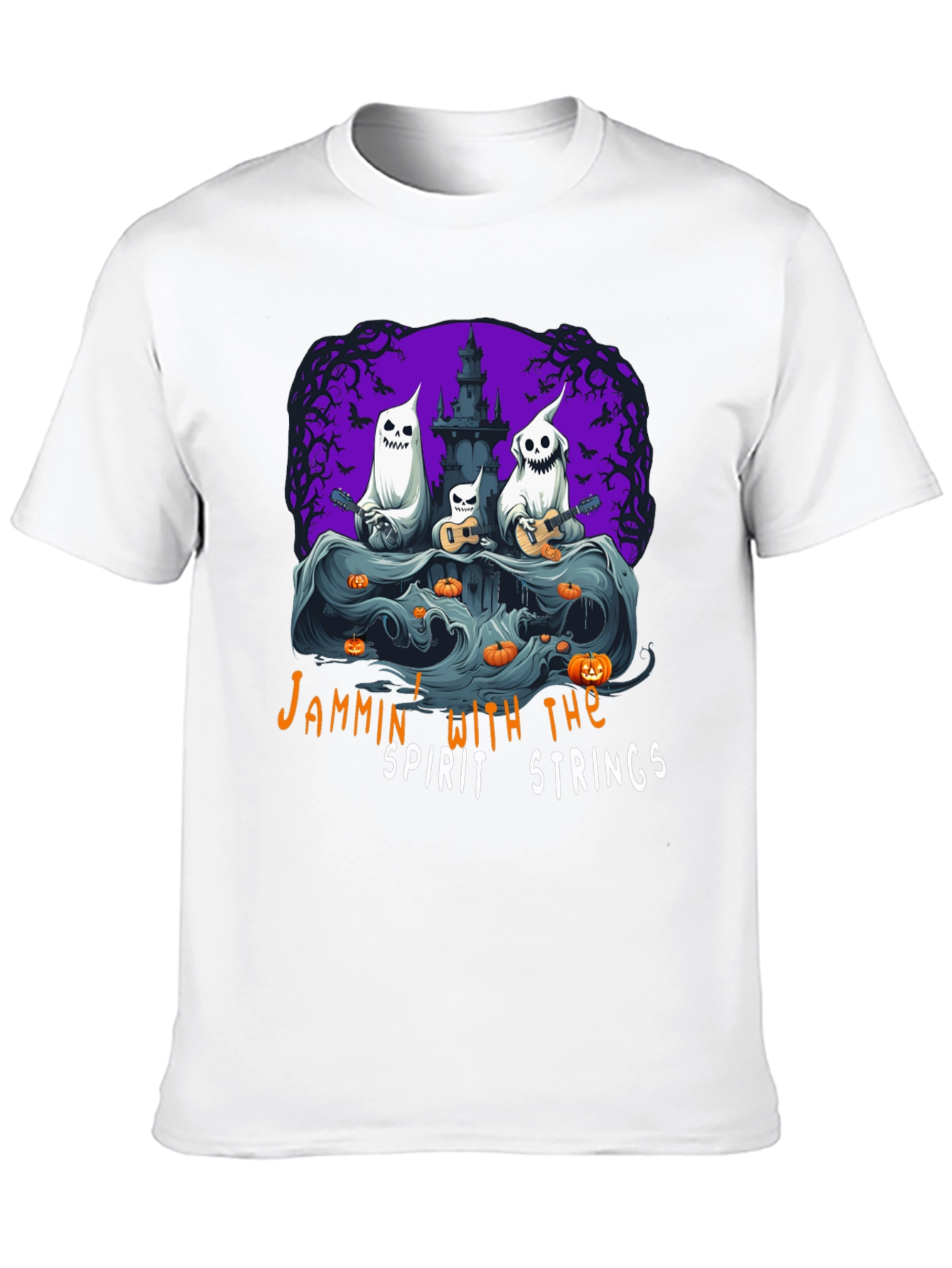 Jammin Ghost Band Halloween T-Shirt
