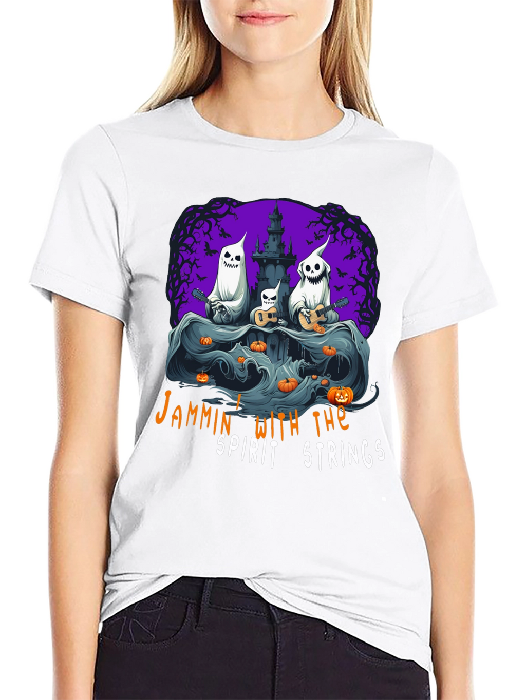 Jammin Ghost Band Halloween T-Shirt